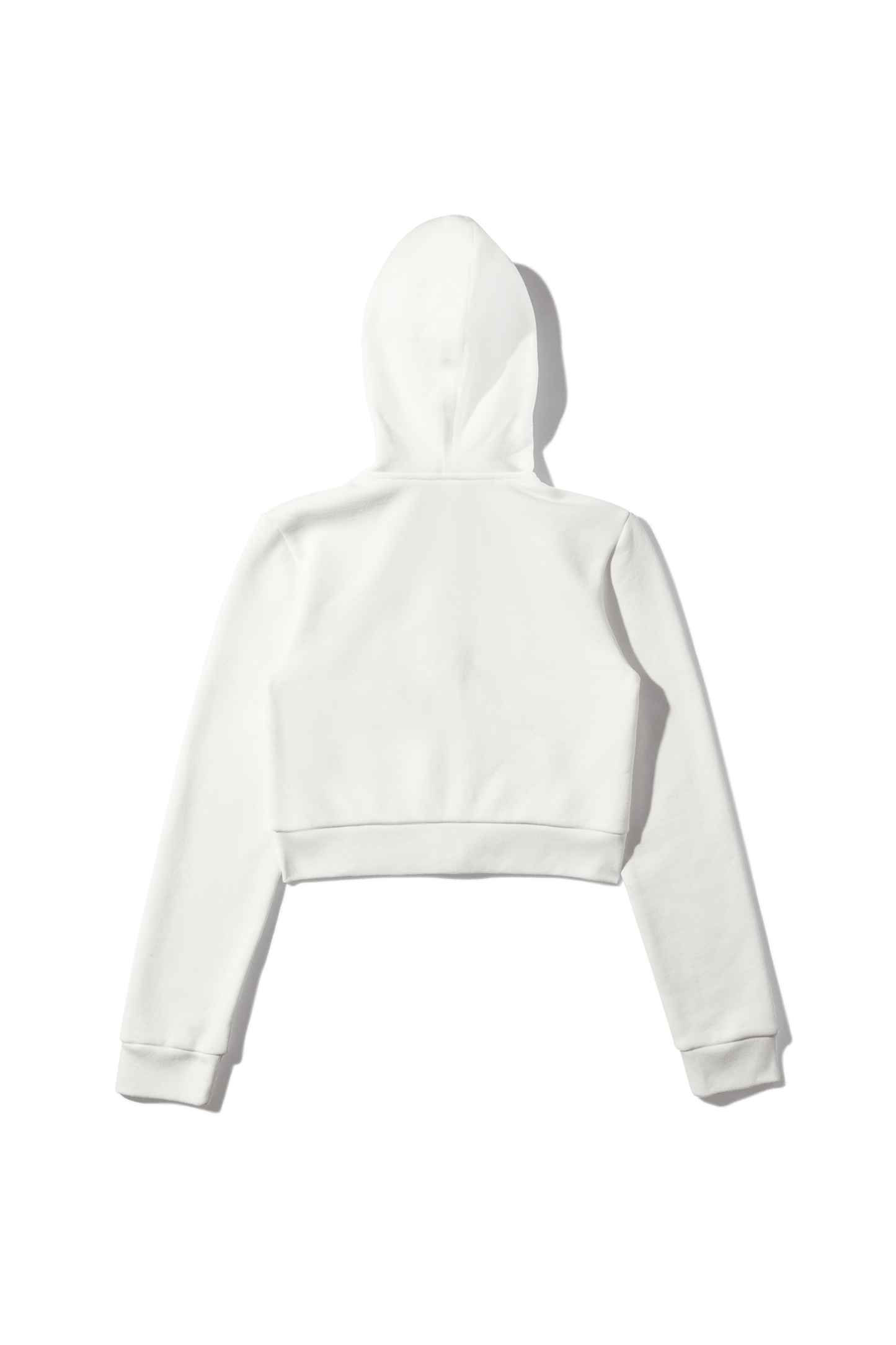 Ready To Dye Cropped Full Zip Body Bag Hoodie