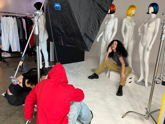 Behind the Scenes of Our Latest Shoot!