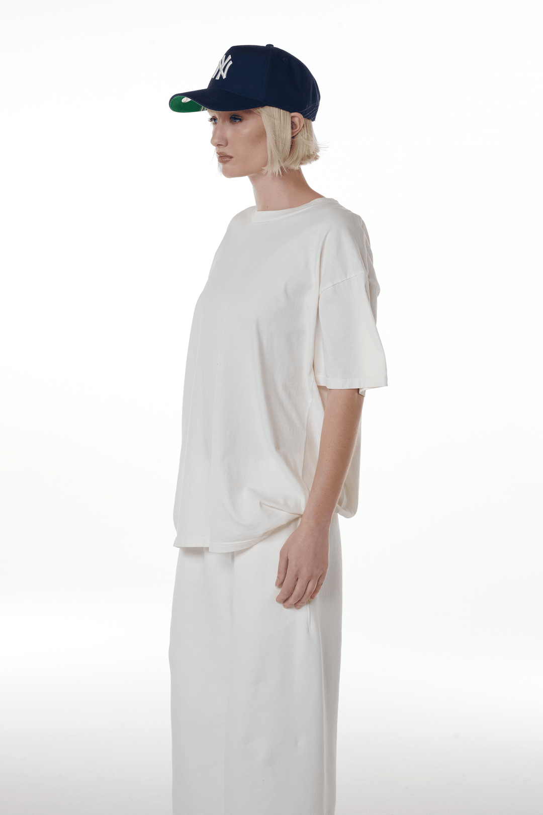 Band T-Shirt - Washed White (Laundered/Preshrunk)