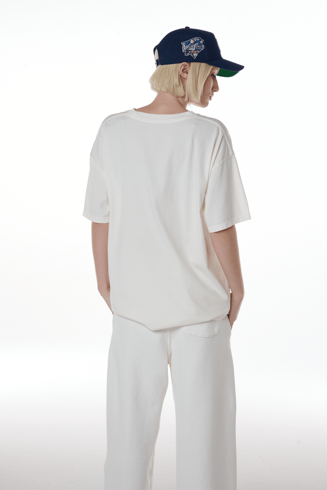 Band T-Shirt - Washed White (Laundered/Preshrunk)