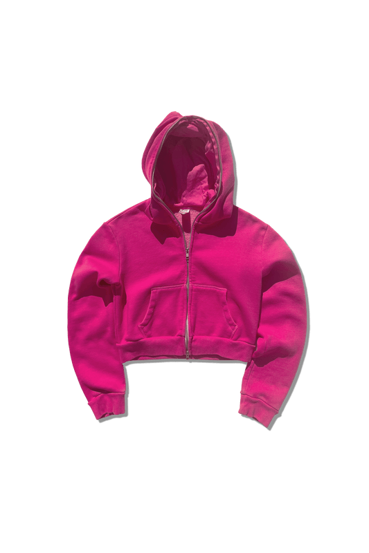 Exclusive Colors for Cropped Full Zip Body Bag Hoodie