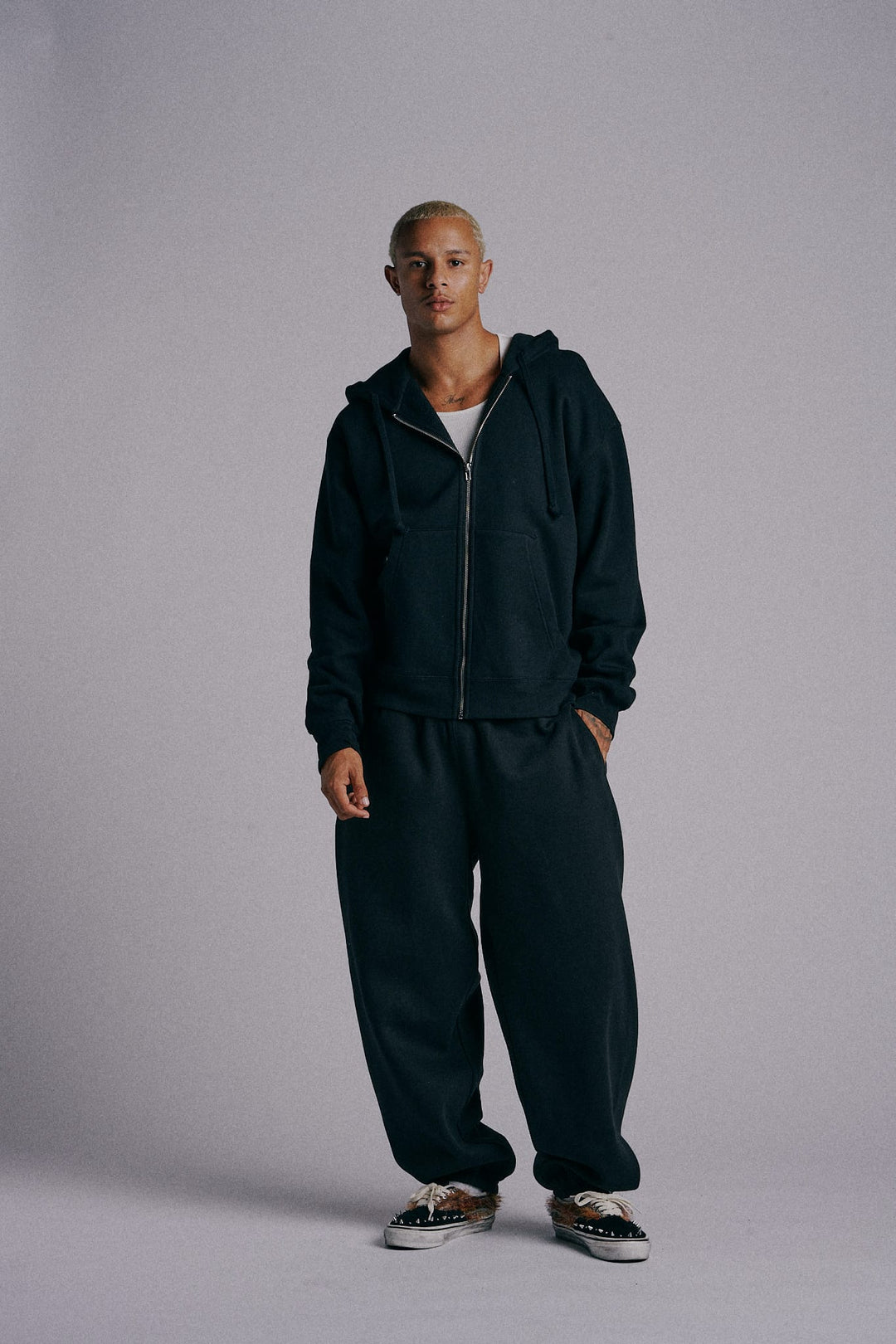 Everyday Relaxed Zip Up Hoodie (New Lunch Club)