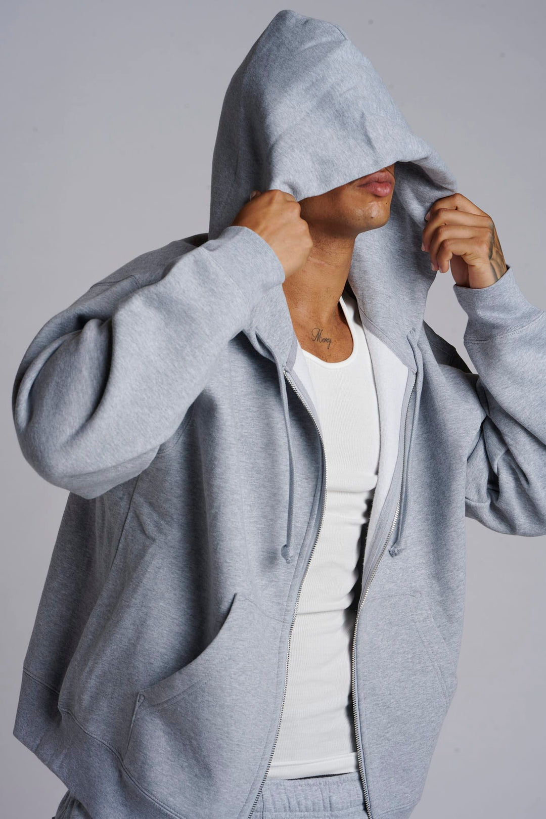 Everyday Relaxed Zip Up Hoodie (New Lunch Club)