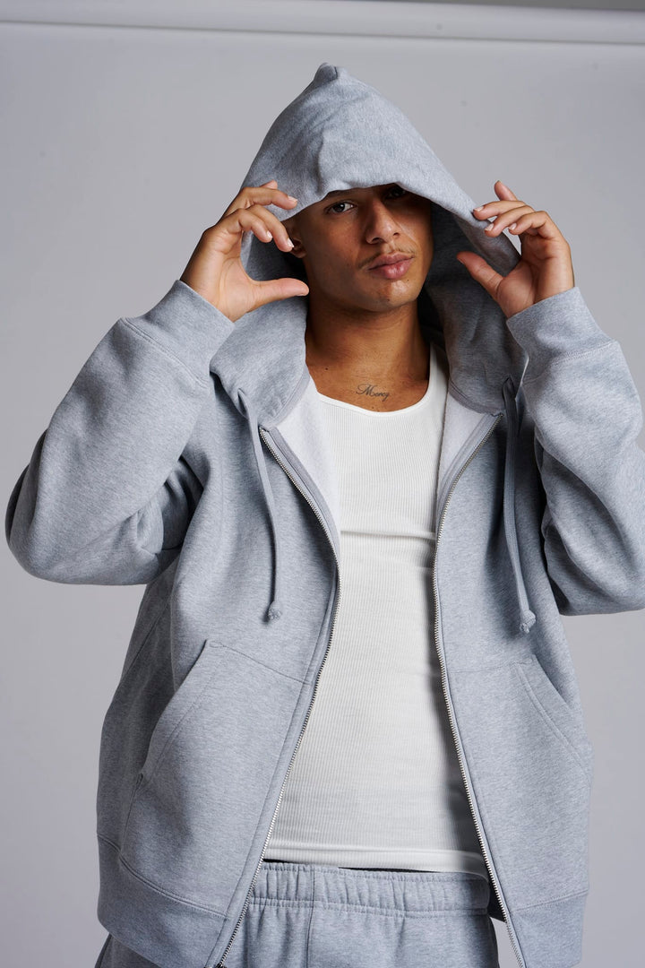 Everyday Relaxed Zip Up Hoodie (New Lunch Club)