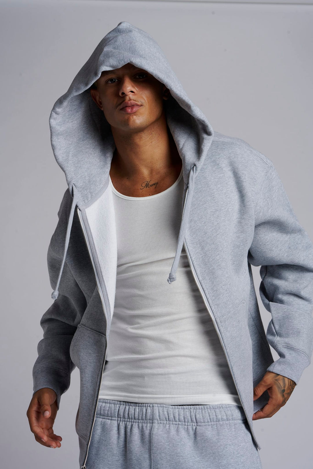 Everyday Relaxed Zip Up Hoodie (New Lunch Club)