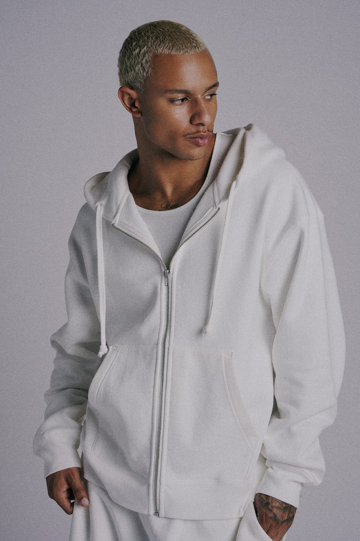 Everyday Relaxed Zip Up Hoodie (New Lunch Club)