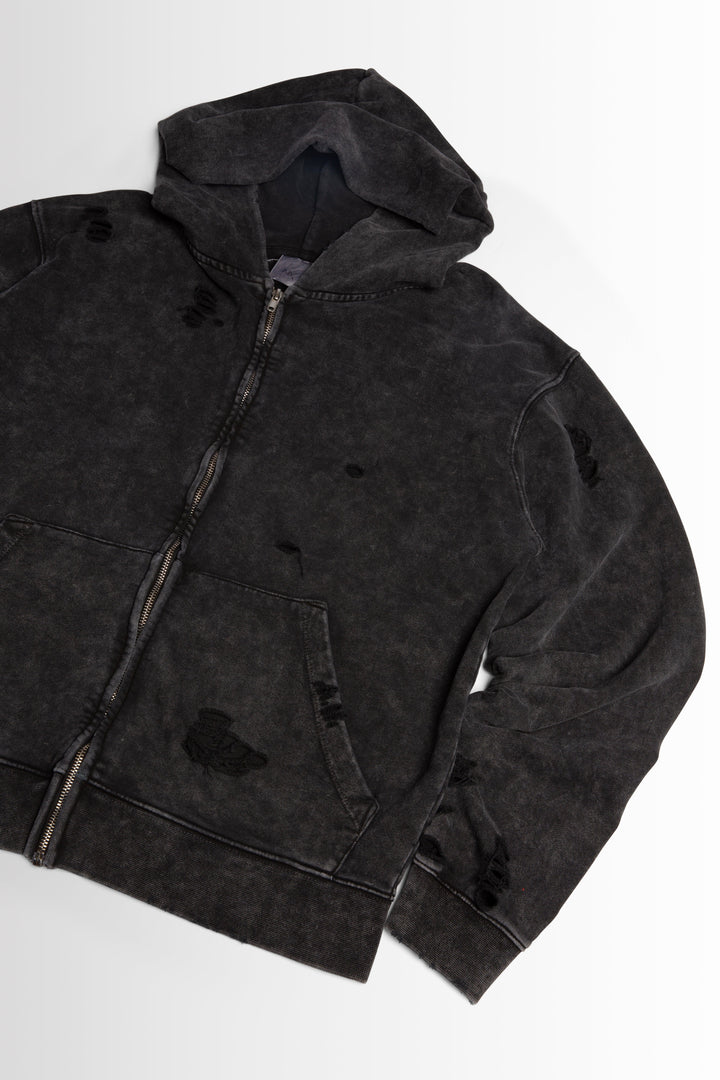 Cross Country Zip Hoodie - Mineral Washed Series