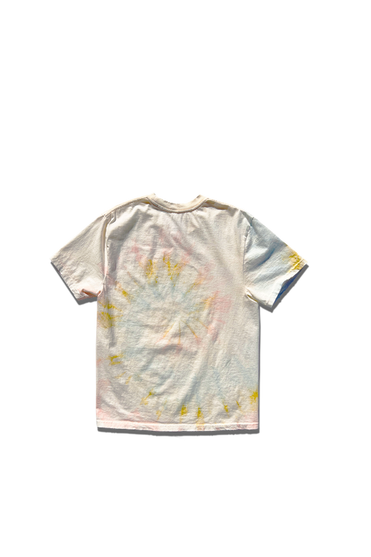 Exclusive Homeroom T-shirt - Distressed Sherbet Spiral Tie-Dye
