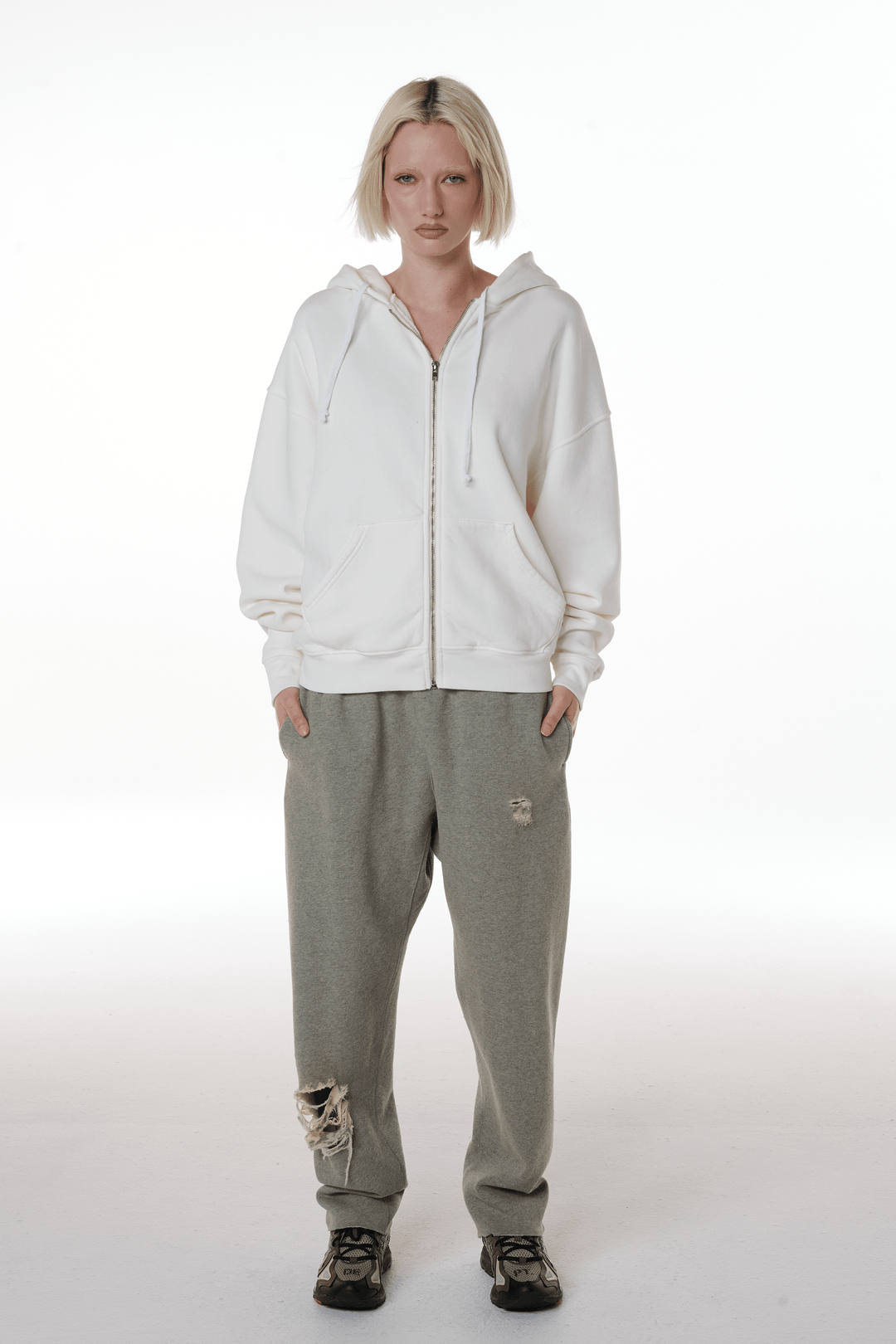 Ready To Dye Honors Zip Up Hoodie