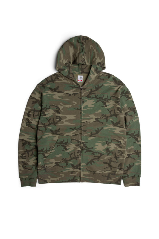 Cross Country Zip Hoodie - Woodland Camo