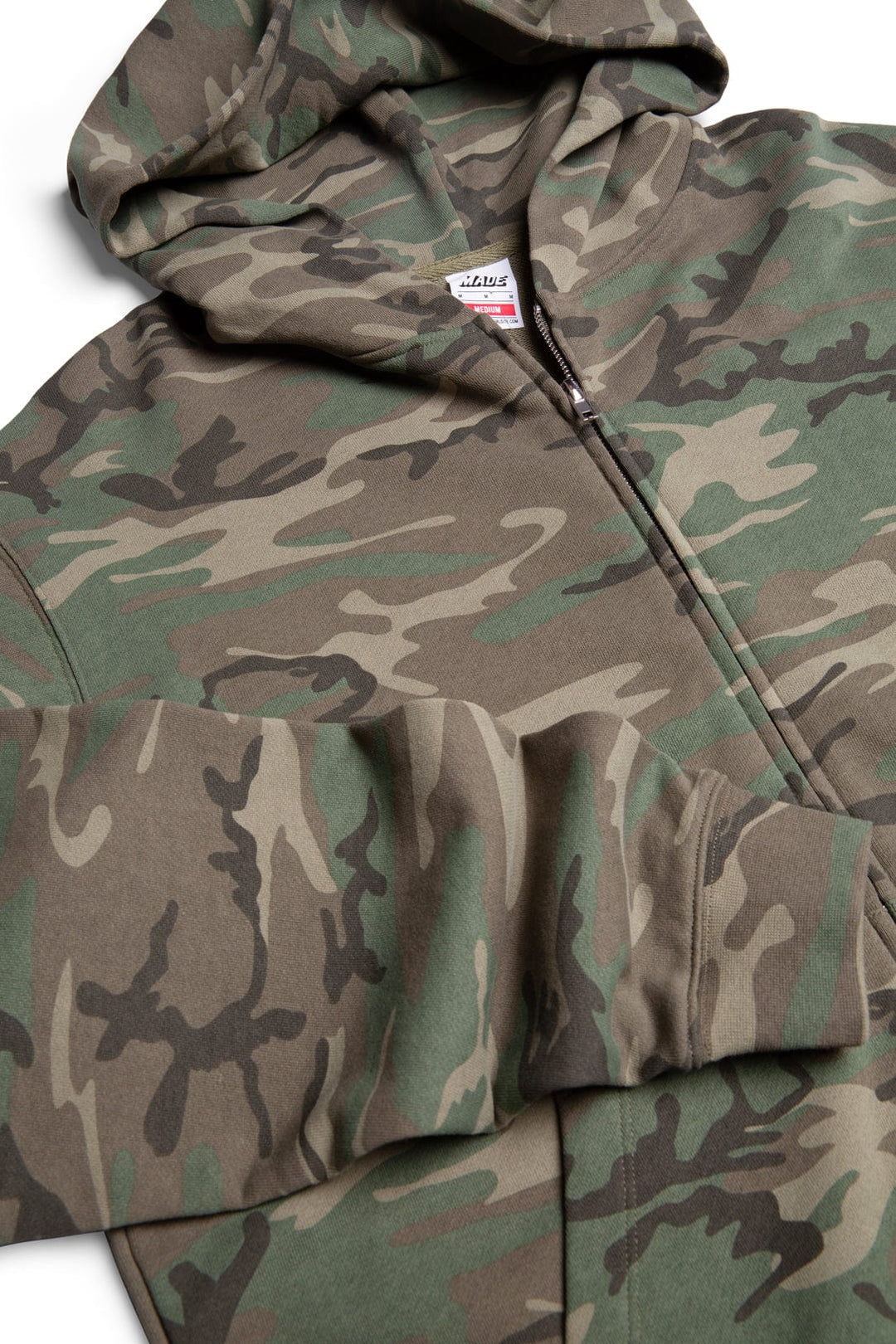 Cross Country Zip Hoodie - Woodland Camo