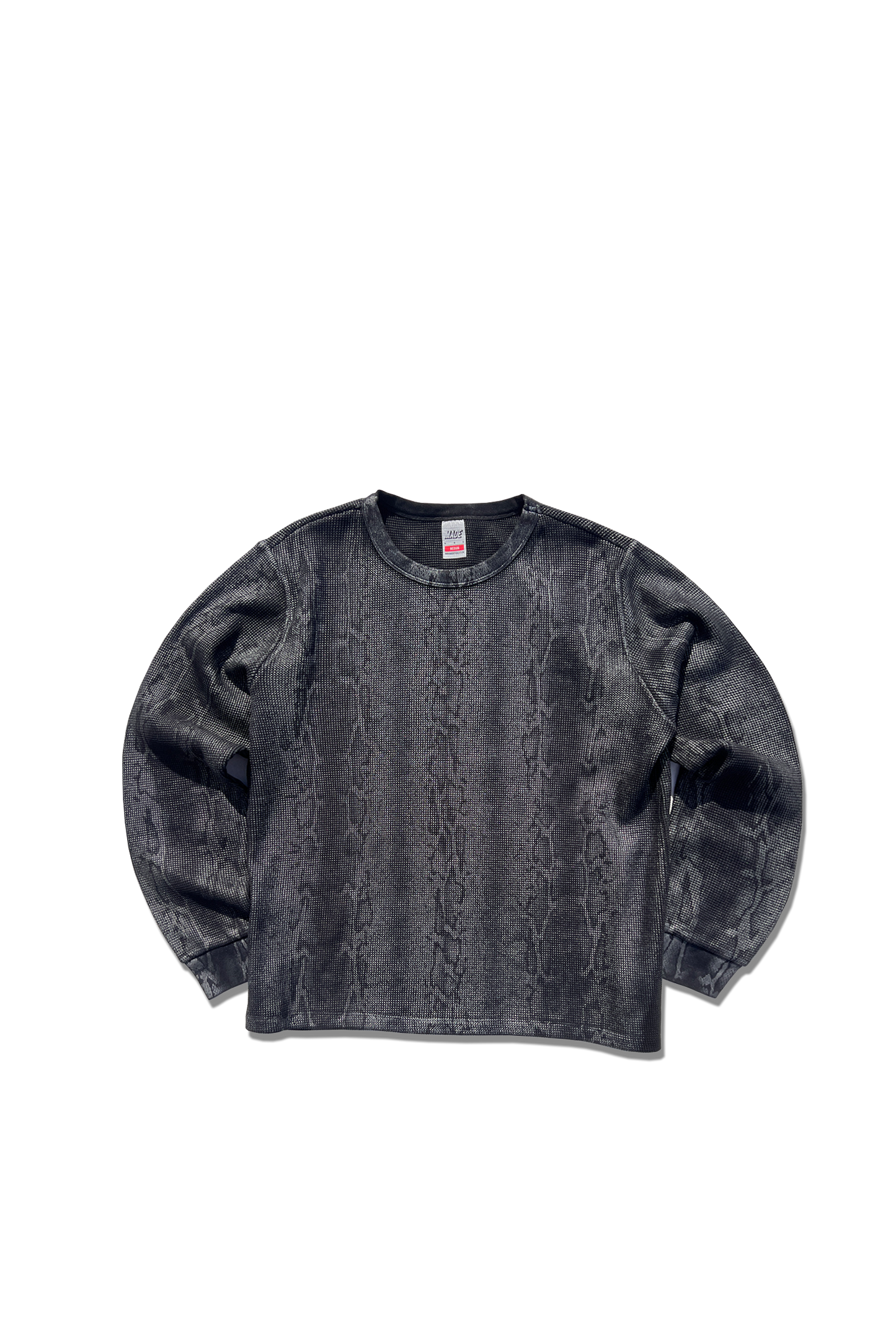 Exclusive Snow Day Heavy Thermal Longsleeve - Black Snakeskin