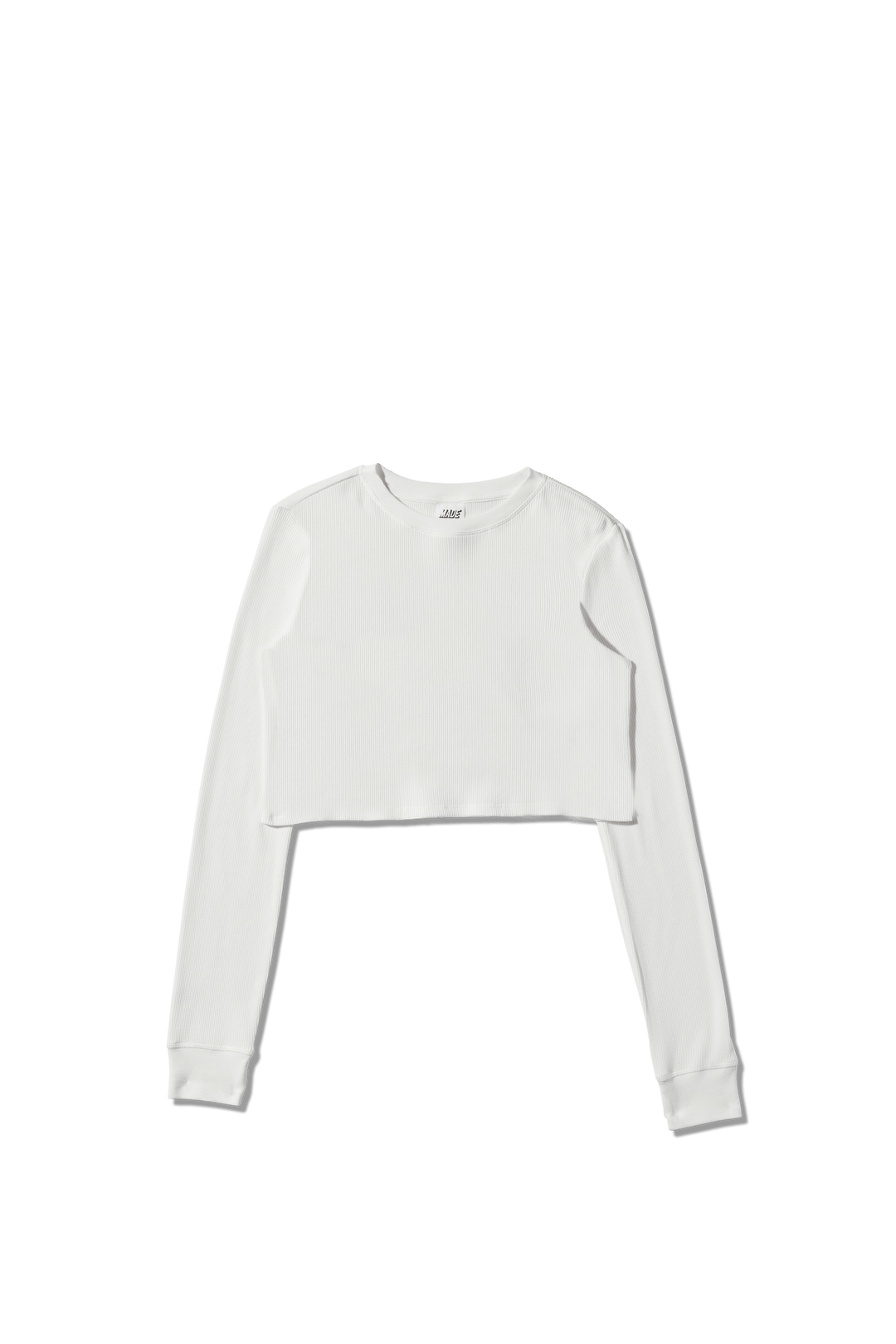 Cropped Thermal Longsleeve Tee