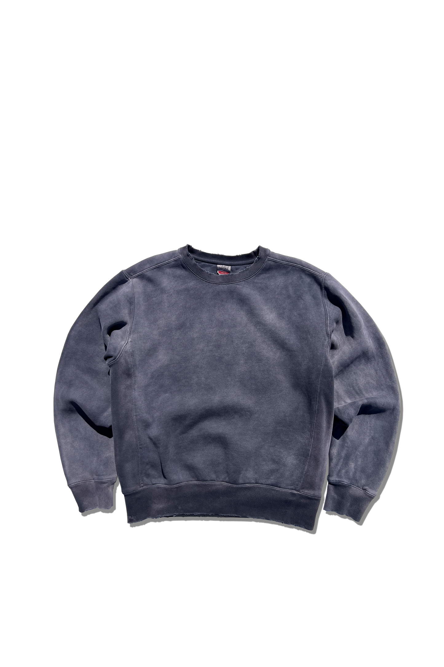 Exclusive Varsity Crewneck - Vintage Distressed Navy Charcoal