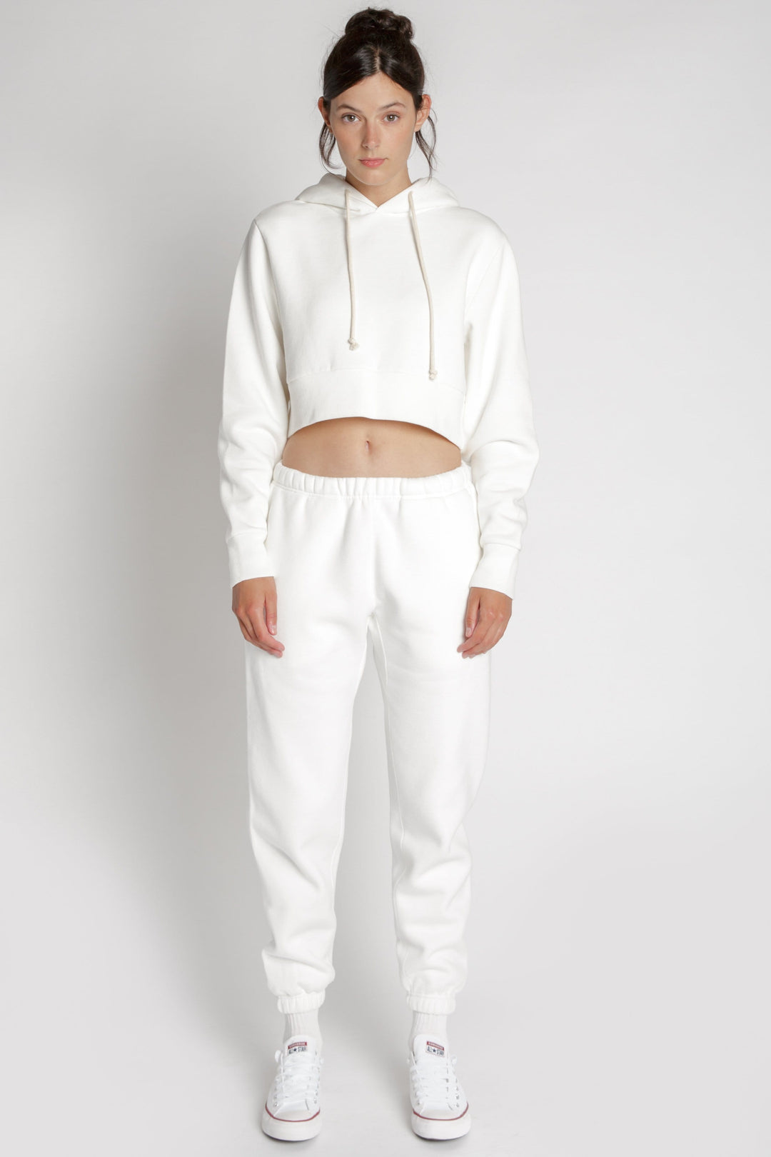 Ready To Dye Cropped Hoodie