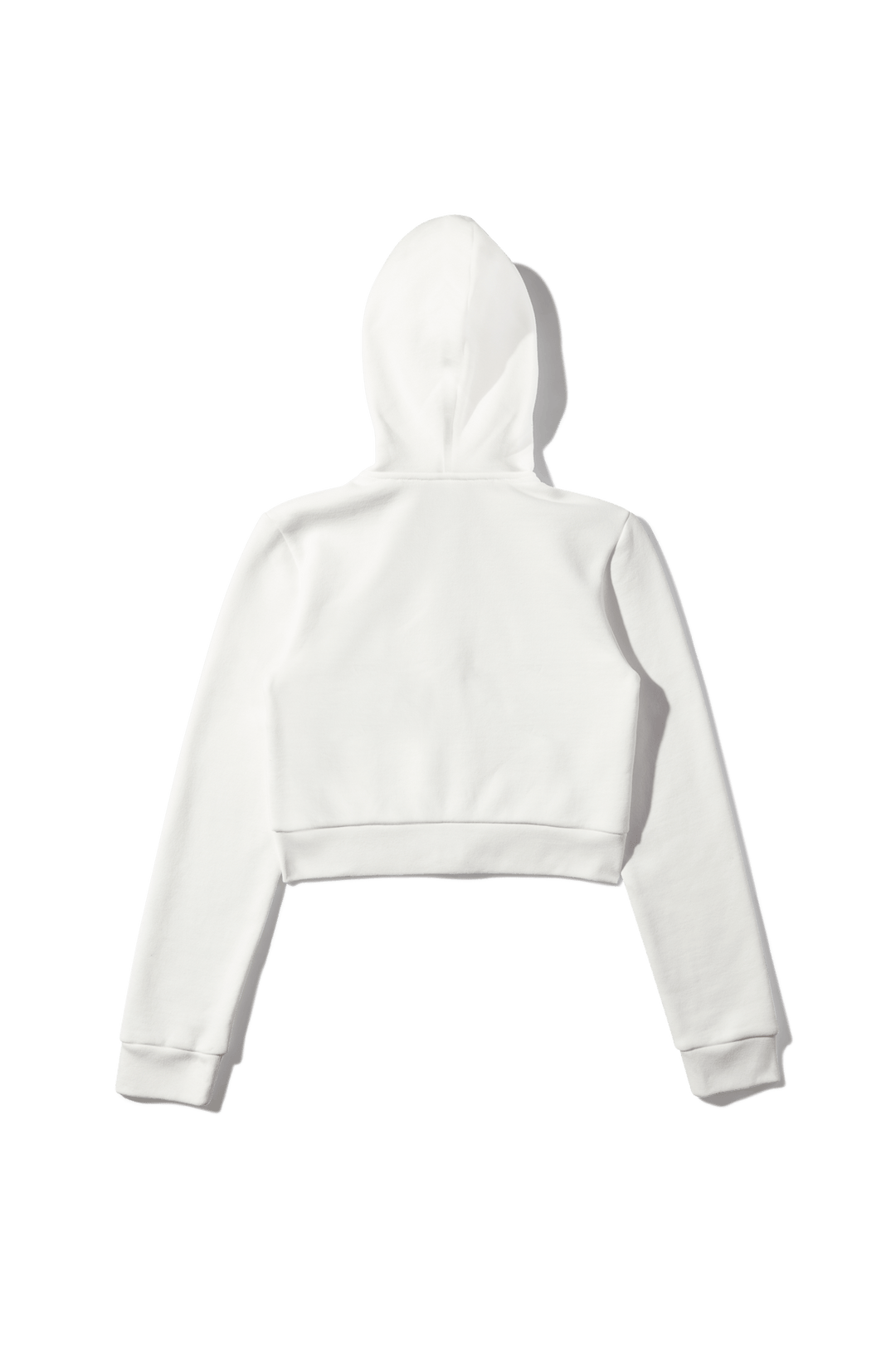 Ready To Dye Cropped Full Zip Body Bag Hoodie