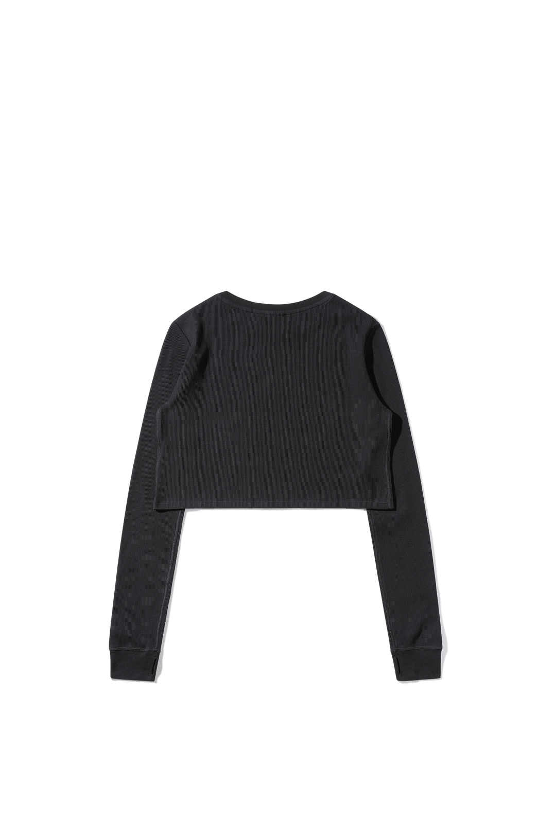 Cropped Thermal Longsleeve Tee